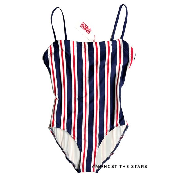 Solid & Striped The Gemma Americana One Piece Bathing Suit - Picture 4 of 10